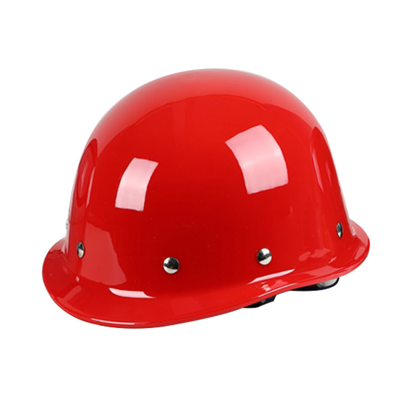 Customized Safety Helmet Construction Site Male Construction Thickeneded Construction National Standard Fiberglass Anti-Smash Breathable Fiberglass Helmet White