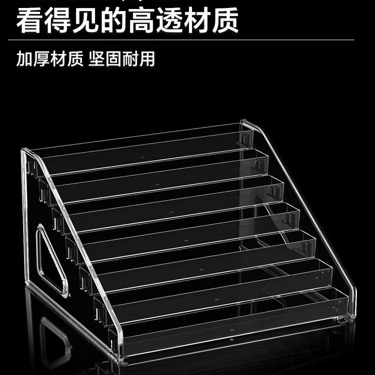 Nail Art Storage Box Multi-Layer Transparent Nail Polish Display Rack Home Daily Use Lipstick Cosmetics Nail Polish Glue Storage Rack