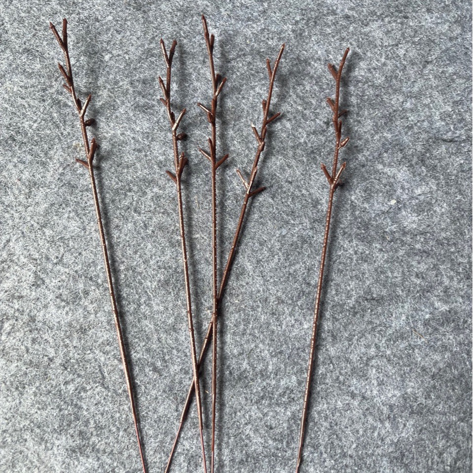 Artificial Eucalyptus Leaves Small Tree Branch 8 Heads 26cm Long Branch Accessories Manufacturer Wholesale Artificial Gardening Accessories