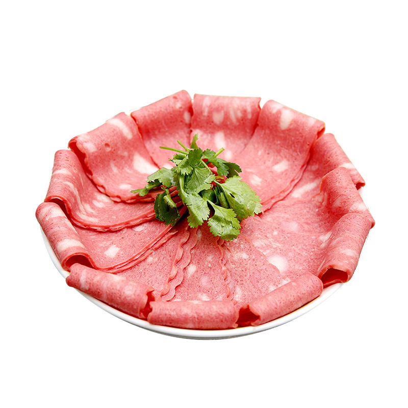 Bacon Breakfast Home Original Cut Hand Cake Side Dish Snowflake Meat Slices Baking Barbecue Ingredients Bacon Commercial 1.5kg