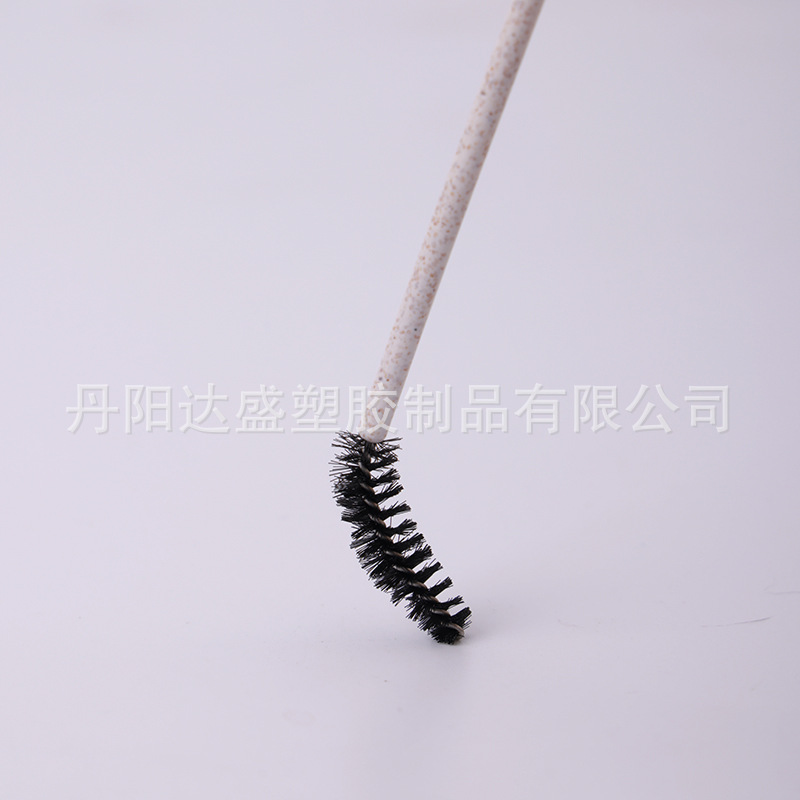 New Wheat Straw Disposable Color Eyelash Brush Solid Rod Dual-purpose Spiral Eyebrow Brush Eyelash Comb Makeup Tool