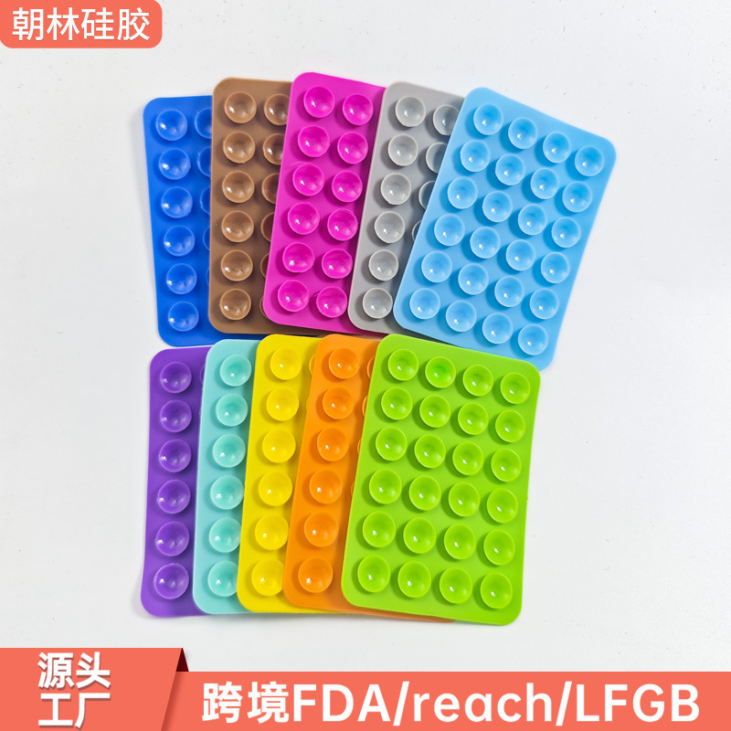 24 силиконовые присоски на заднюю сторону с клеем 3m, тонкая 6g присоска для телефона, многофункциональный квадратный держатель для телефона