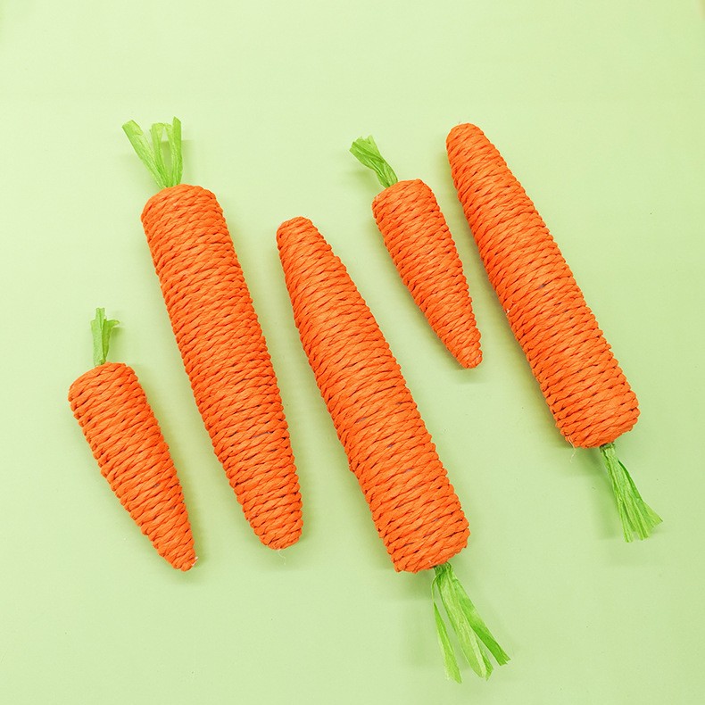 Игрушка для кошек, милый морковный моляр с колокольчиком, самосохраняющийся, набор для котят