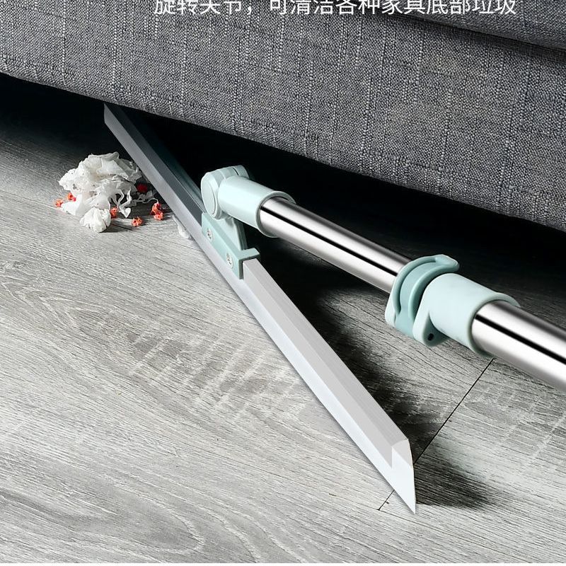 Magic Broom Silicone Floor Scraper Folding Telescopic Wiper Broom Bathroom Hair Sweep Toilet Mop in stock Wholesale