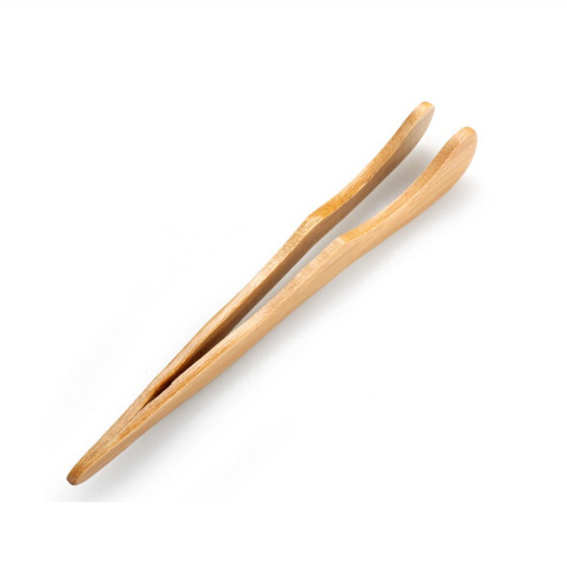 Bamboo Tea Clips Wholesale Bamboo Curved Clips Straight Clips Large, Medium and Small Tea Clips Laser Logo Tea Ceremony Accessories Cross-Border Supply