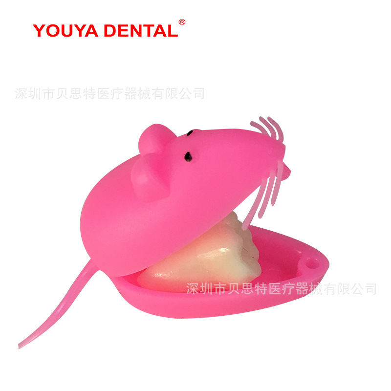 Cute mouse nipple box for boys and girls baby tooth changing storage box infant nipple storage box Children's commemorative box