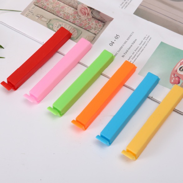 T manufacturers snack moisture-proof sealing clip multi-size large plastic tea food sealing clip wholesale logo