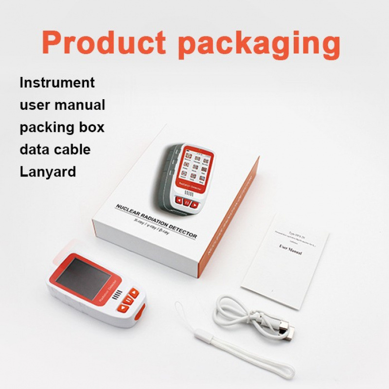 Foreign Trade Export USB Rechargeable Pen-Type Digital Display Nuclear Radiation Detector X-Ray Industrial Medical Nuclear Pollution