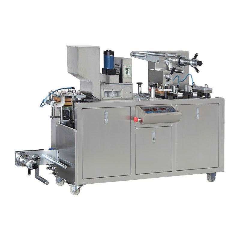 Guangzhou Tablet Packaging Machine Single Capsule Sealing Machine Lozenge Aluminum Plastic Blister Packaging Machine Automatic Material Feeding