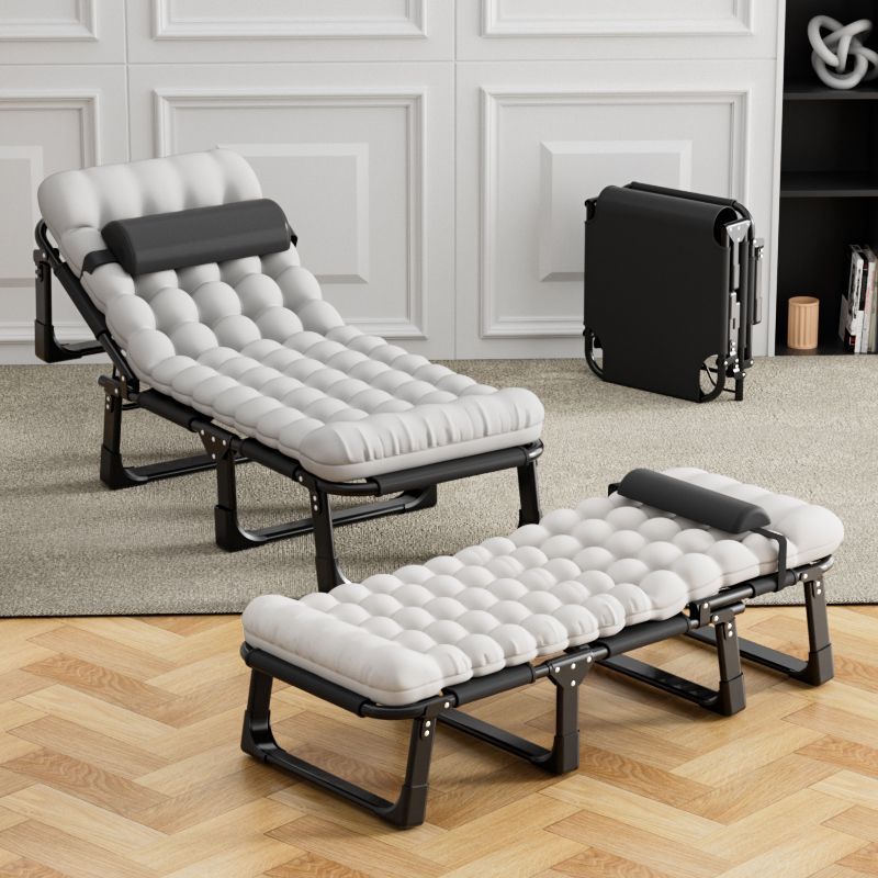 Металлическая складная кровать, односпальная, для дома, для отдыха на обеде, офисное кресло, портативная микрокровать