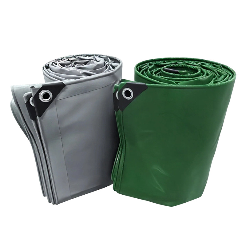 Green Wear-Resistant Knife Scraper Cloth Thickeneded Pvc Rainproof Tarpaulin Waterproof Sunscreen Oilcloth Anti-Aging Sunshade Tent Canvas