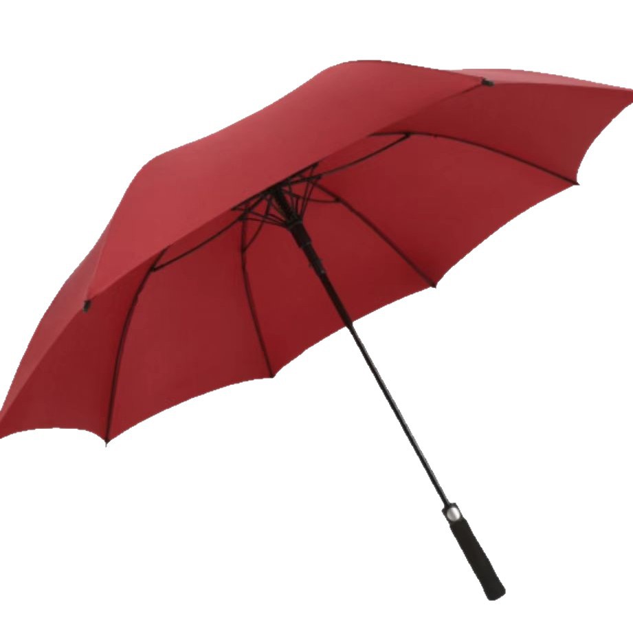 Business Large Double Golf Umbrella Automatic Straight Umbrella with Custom Printed Logo Long Handle Umbrella Ready for Sale in Large Quantities