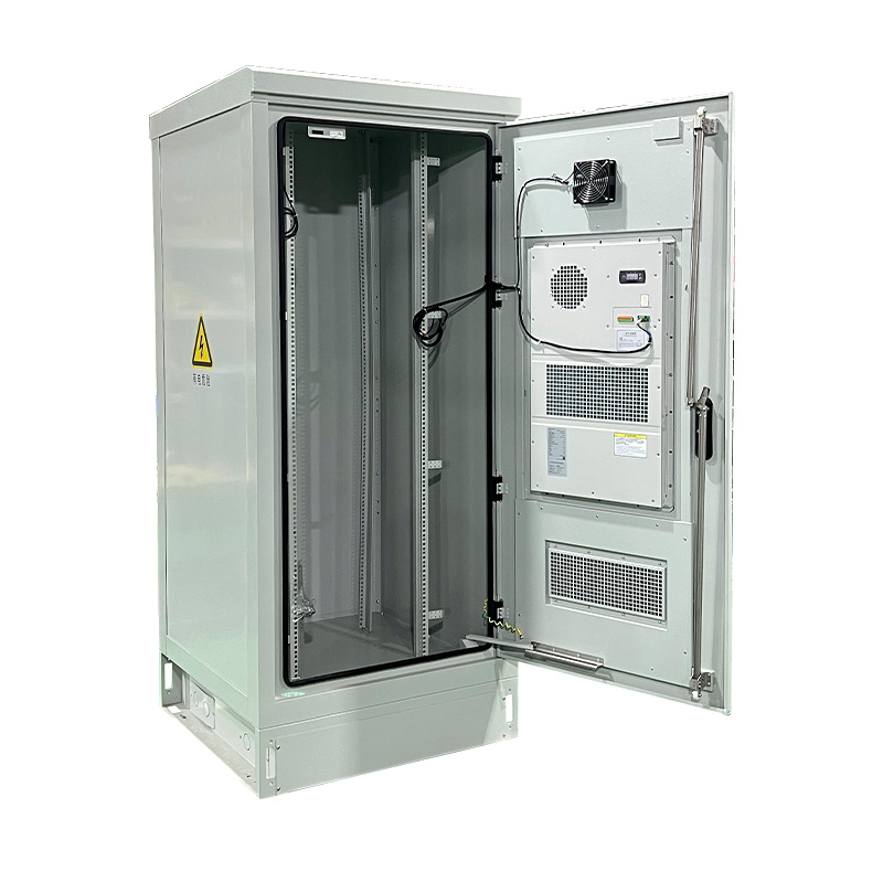 Stainless Steel 5g Communication Cabinet Base Station Communication Cabinet Outdoor Constant Temperature Cabinet Integrated Equipment Cabinet with Air Conditioner Can Be Customized