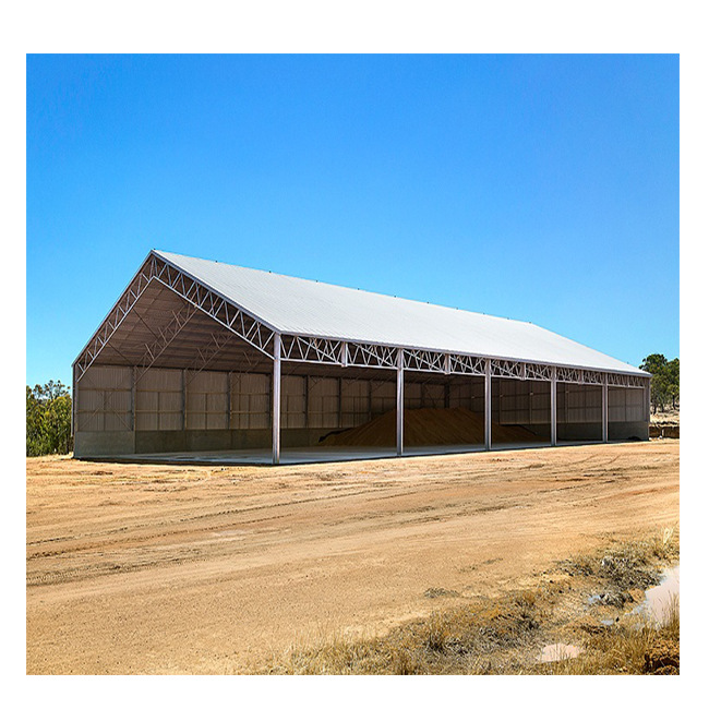 Supply metal prefabricated buildings to make customized quotation office building farm horse shed factory