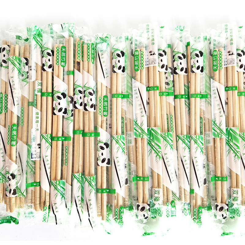 Disposable Chopsticks Commercial Independent Packaging Restaurant Ktv Hotel Fast Food Bamboo Chopsticks Takeaway Packaging Sanitary Chopsticks