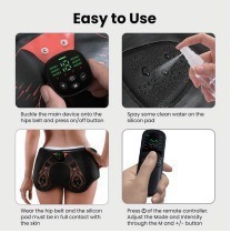 Source Factory Wholesale Cross-Border Supply Beautiful Buttocks Belt Ems Hip Massager Mhd Tens Muscle Stimulation