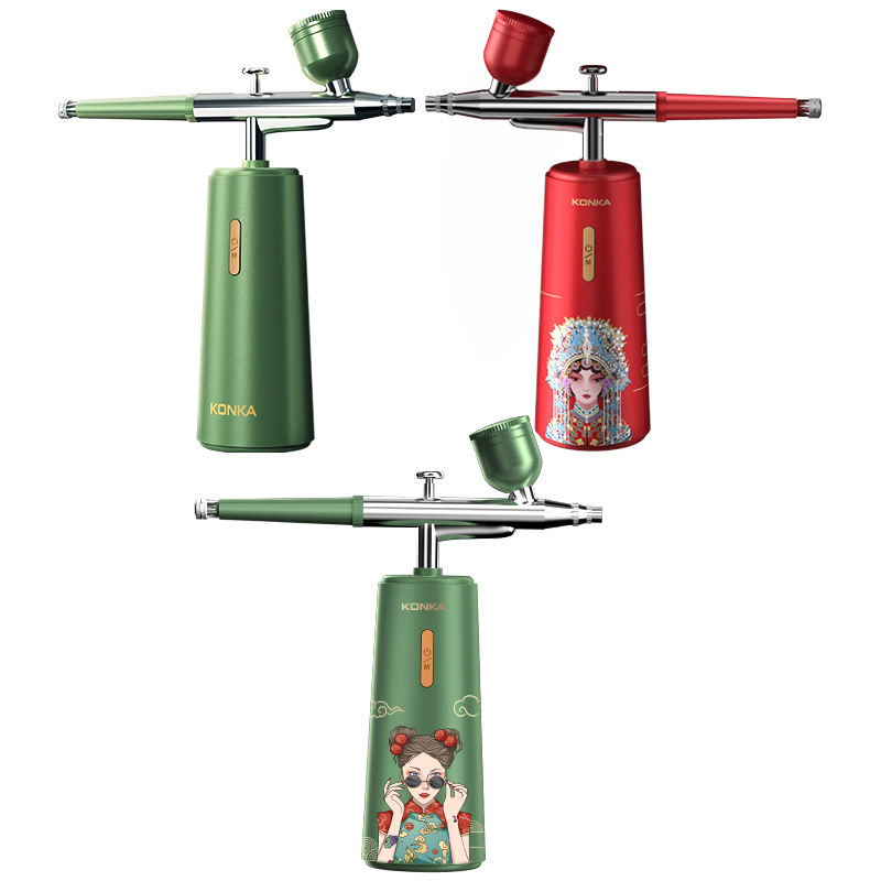 Konka Oxygen Injection Device Handheld Home Spray Device High-Pressure Mist Spray Gun Hydrating Facial Gift for Qixi Festival Small Gift