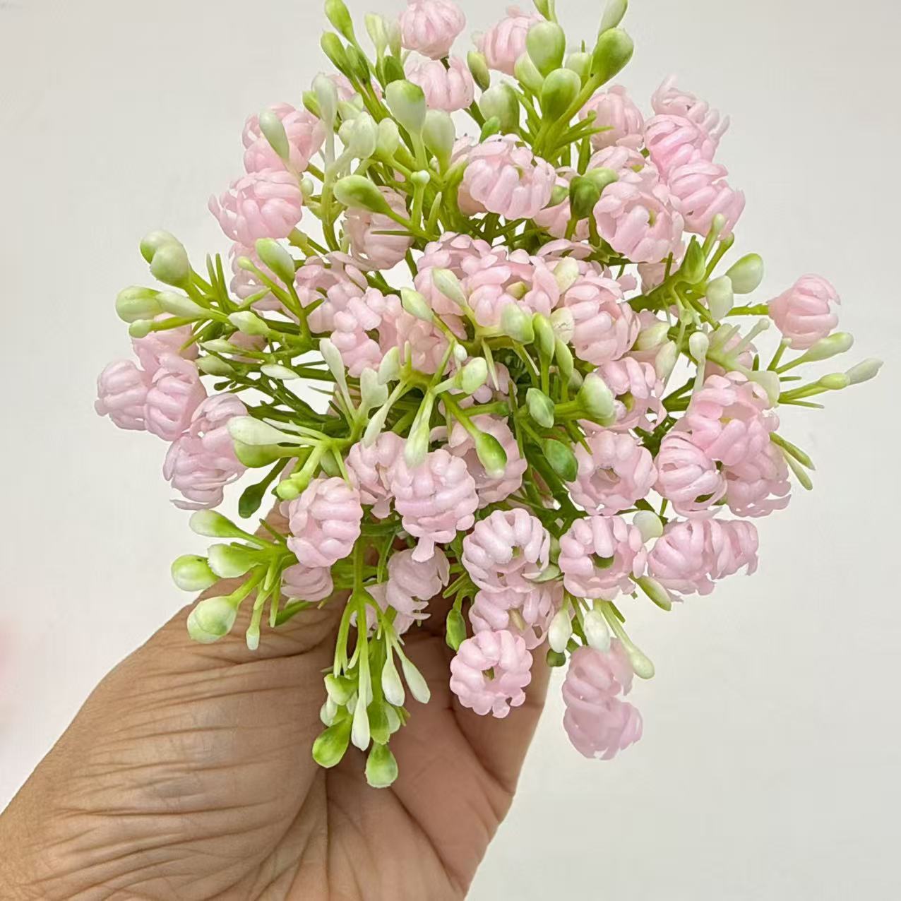 Spot Cross-Border Wholesale Simulated Gypsophila Small Fresh Plastic Flower Fake Flower Wedding Decoration Simulated Flower Gypsophila