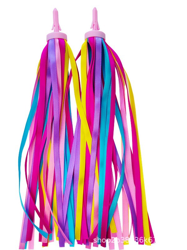 Cross-border e-commerce Amazon children's scooter ribbon windmill tassel car bell Yan