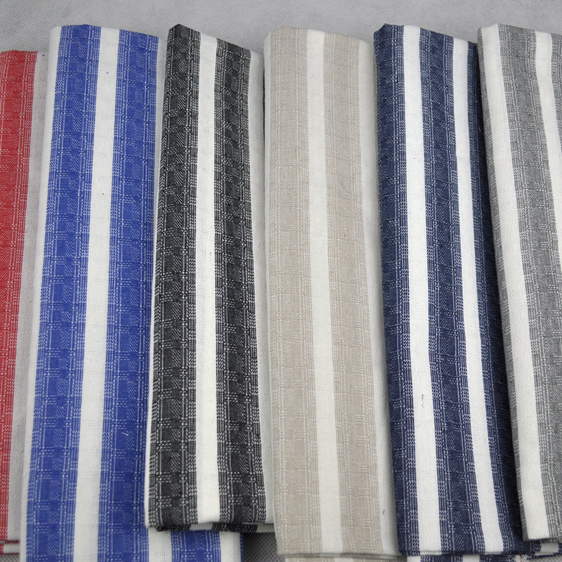 Factory Spot Wholesale Polyester-Cotton-Linen Blended Fabric Plain Stripesd Fabric Clothing Fabric Shoes and Hats Tablecloth 064