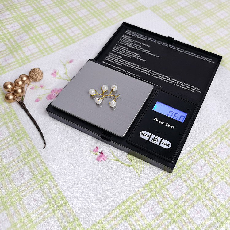 Портативные квадратные карманные весы с цифровым дисплеем, электронные весы, миниатюрные весы для ювелирных изделий, мини-весы для порошка 0.01г