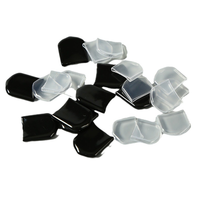 Rubber protective sleeve Semi-circular rubber sleeve Rubber sealing sleeve Transparent color Rubber sheath Anti-slip flat iron sleeve