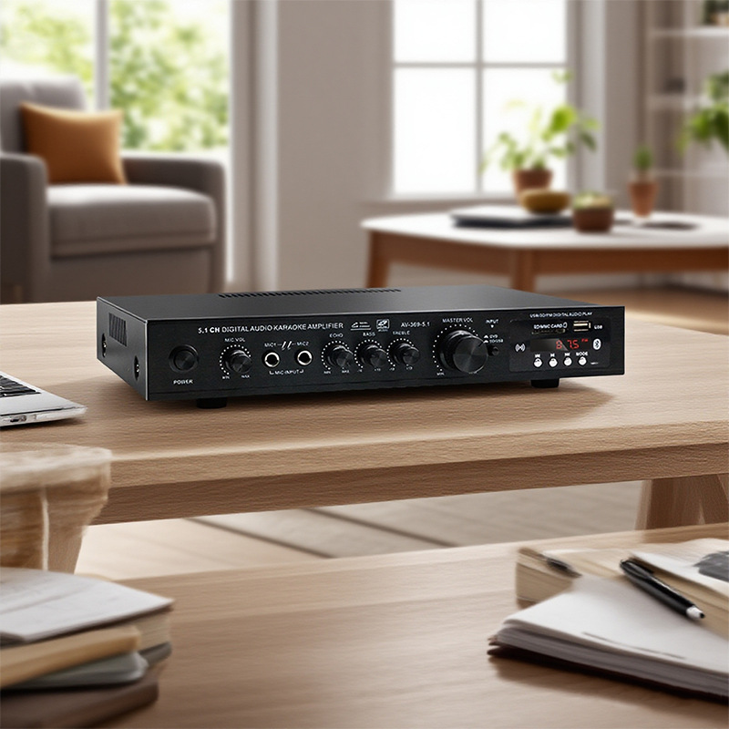 Av-369Bt Dagong 5.1 Channel Super Bass Stage Home Theater Bluetooth Radio Amplifier Wholesale