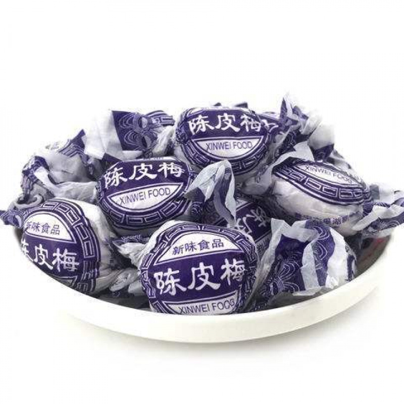 Guangdong specialty paper bag Chen Pi Mei Jiayingzi bag Jiayingzi plum plum snack factory a wholesale