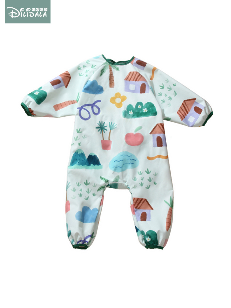 Customized Baby Coveralls, Anti-Dirty Crawling Clothes, Baby One-Piece Coveralls, All-In-One Outdoor Kidsren's Full-Body Coveralls for Crawling