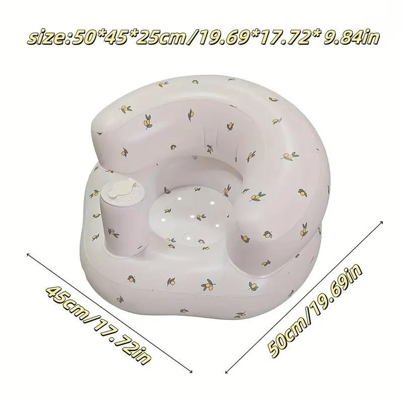 Factory wholesale inflatable school chair baby inflatable bath stool baby seat baby seat BB