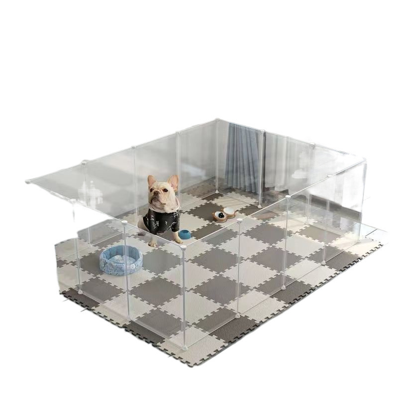 Pet Fence for Kittens with Encrypted Mesh Splicing Magic Piece Cage for Chinchillas, Rabbits, Squirrels, Small Pets, and Puppies to Prevent Escape