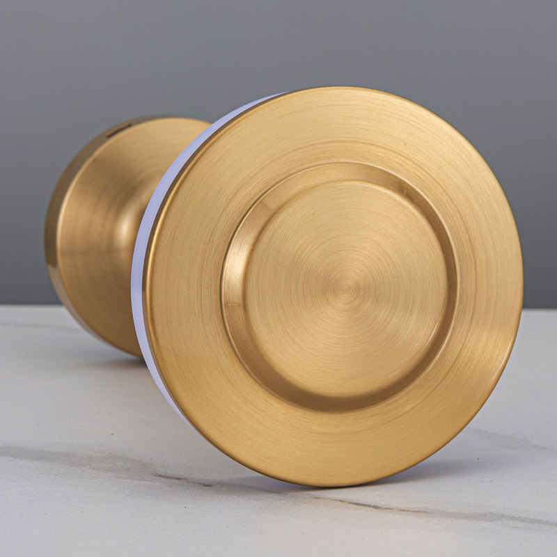 Cross-Border Creative Nordic Led Night Light with a High-End Feel for the Bedroom, USB Rechargeable Touch Iron Art Atmosphere Gift Dumbbell Table Lamp