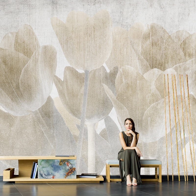 Французские обои для гостиной, высококачественный фон, цветочные обои, обои для спальни B&B