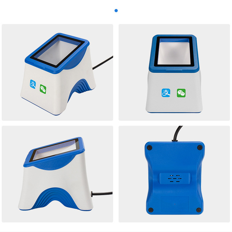 Scan Code Payment Box Supermarket Cashier Scan Code Box Convenience Store Catering Cashier Small White Box Supermarket Scan Code Pier