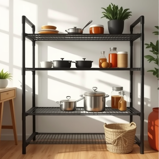 Кухонный стеллаж с крючком для приправ, полка для микроволновой печи, расширенная, утолщенная, оптовая продажа