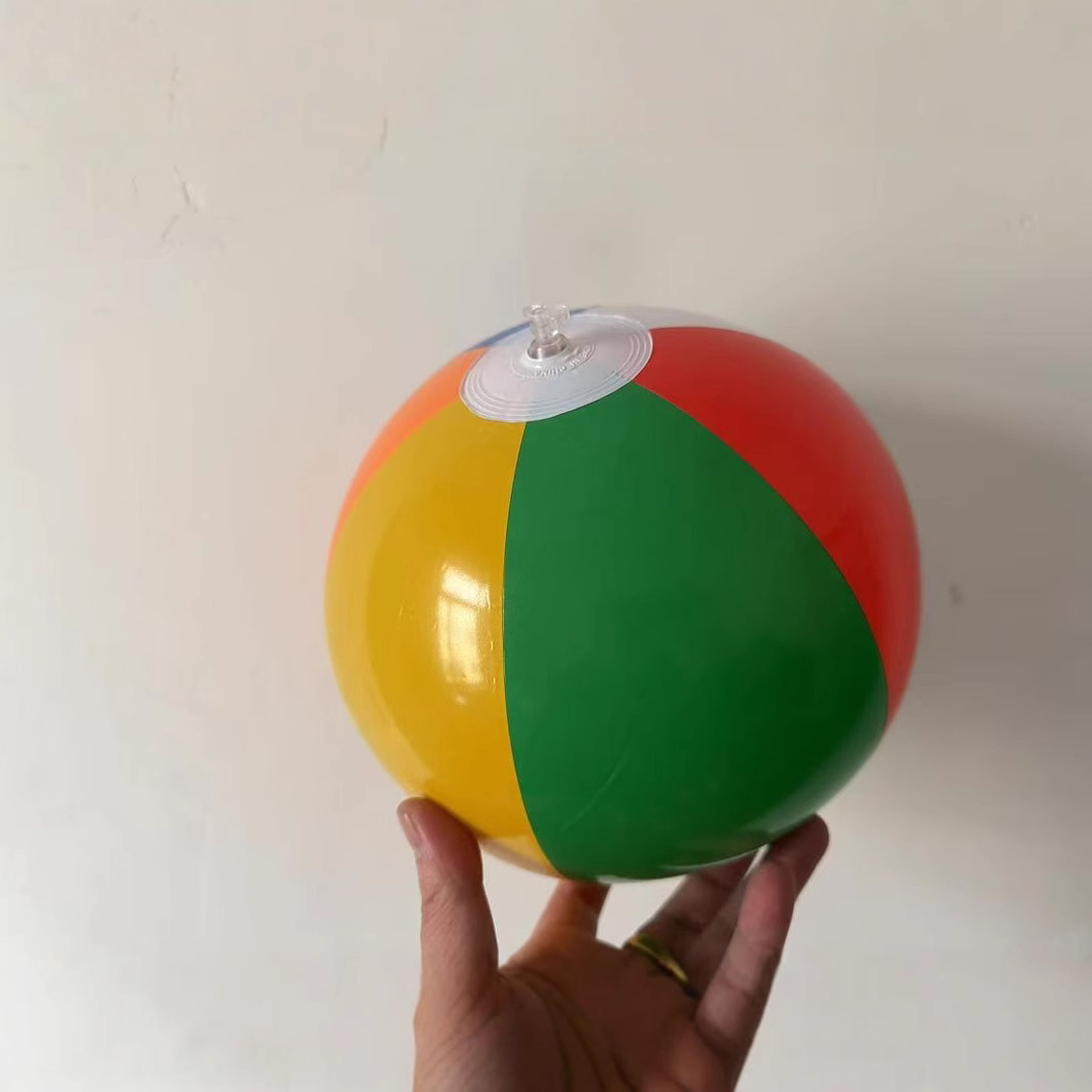 Manufacturer Wholesale Pvc Inflatable Toys Beach Balls Kidsren's Cartoon Balls Six-Piece Colorful Balls Various Sizes Family Communication