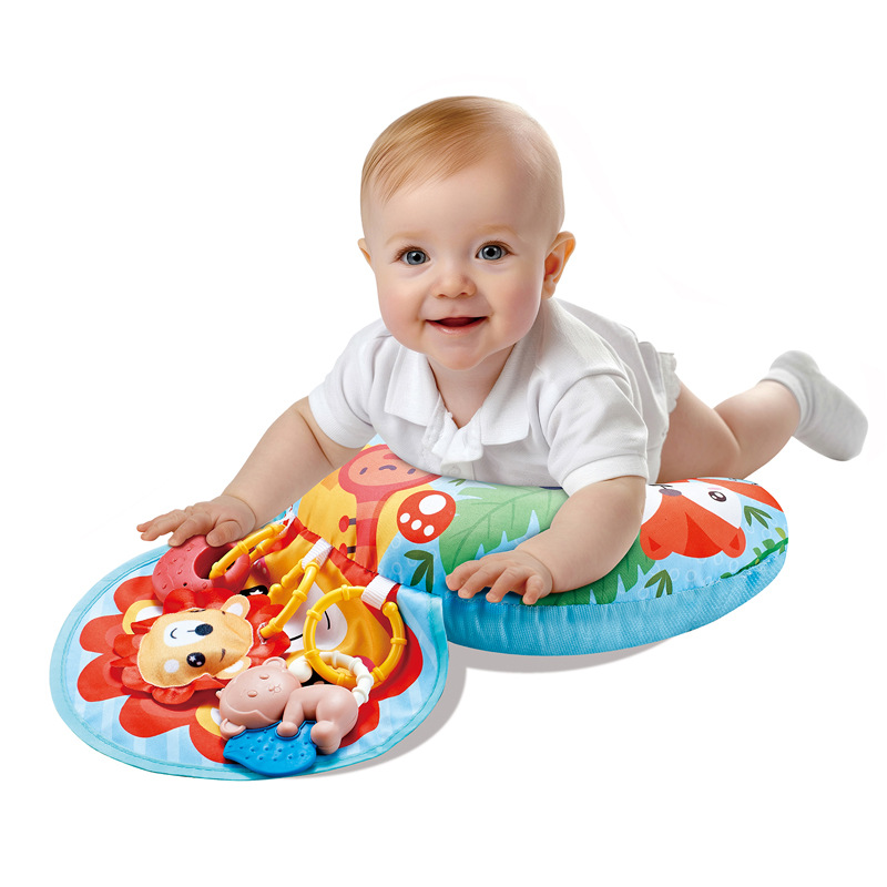 Cross-Border Amazon Baby Tummy Pillow Game Mat Newborn Head-Up Training Pillow Baby U-Shaped Learning Tummy Pillow in Stock