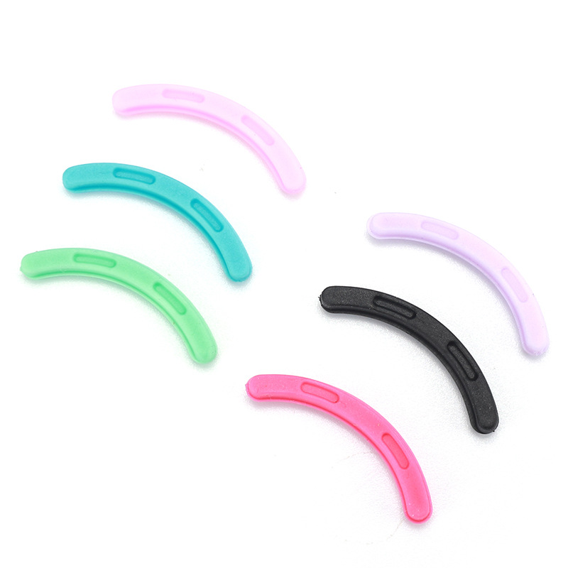 Color eyelash curler replacement rubber strip eyelash silicone strip elastic rubber universal elastic rubber pad eyelash curler rubber strip