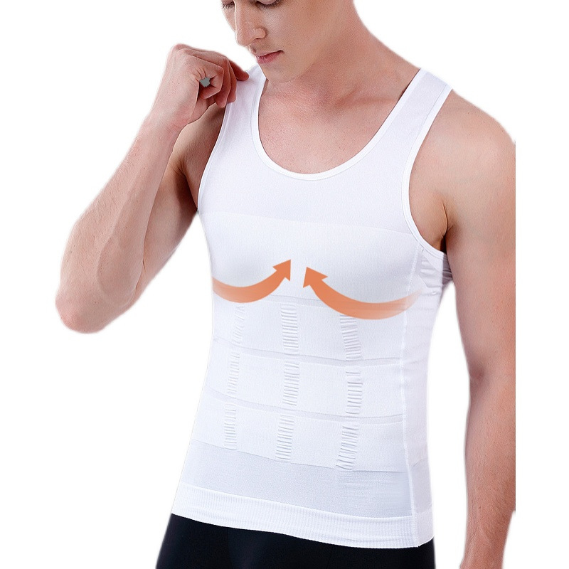 Men's Shapewear, Slimming Clothing, Tummy Control Vest, Men's Shaping Corset, Corset, Waist Artifact, Thin Compression Bodysuit