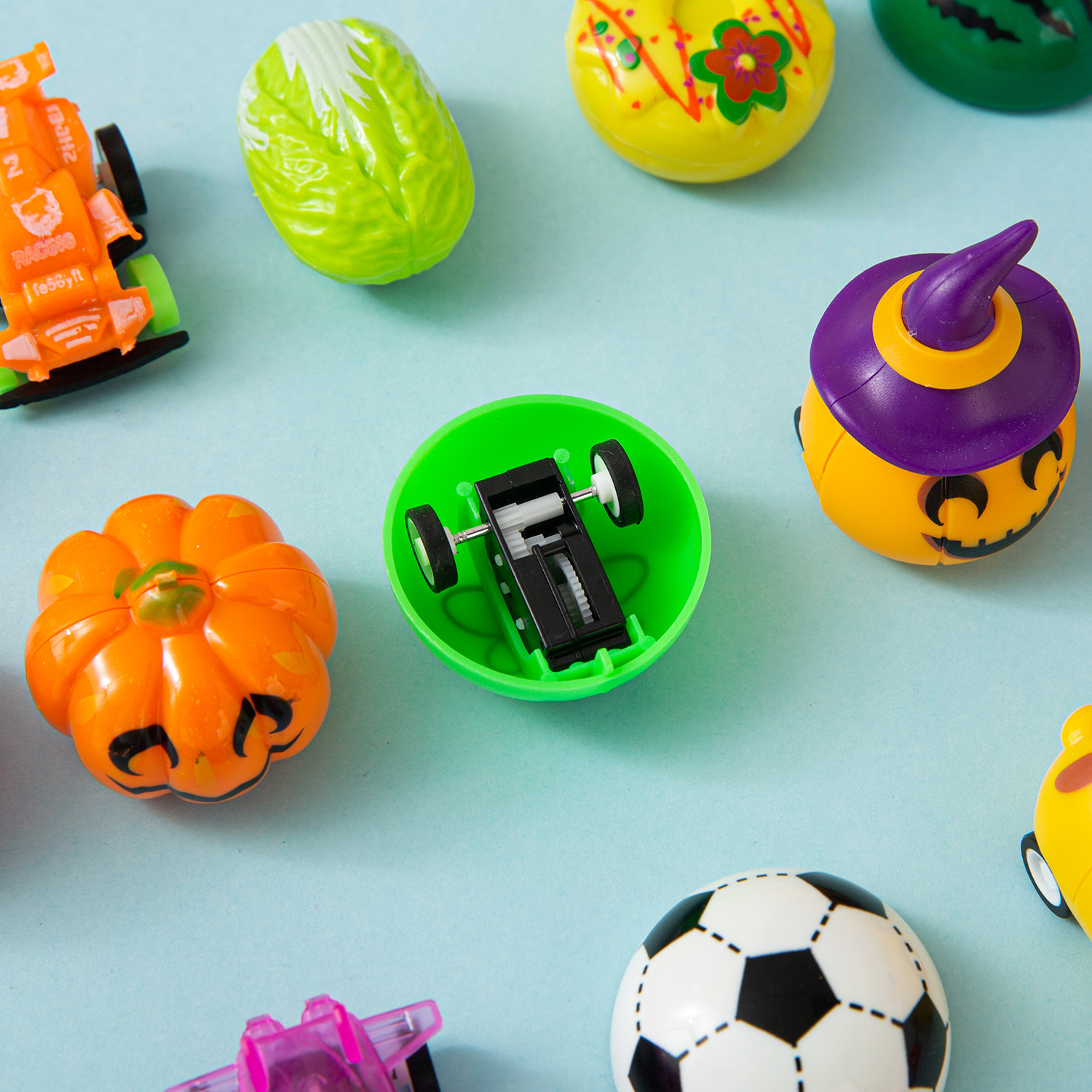 Hamburg Pull-Back Car Imitation Food Toy Q Version Car Kindergarten Holiday Gift One or Two Yuan Engineering Toy Car Wholesale