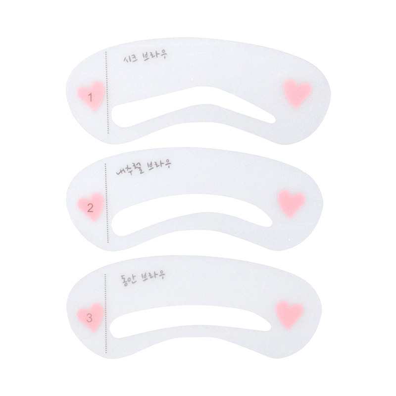 Korean eyebrow card eyebrow card novice auxiliary artifact thrush paste beauty makeup tool one-word eyebrow card eyebrow card natural eyebrow shape