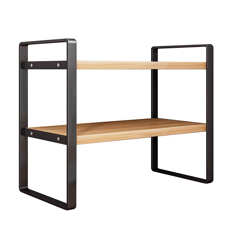 Desktop Storage Rack Multi-Layer Desk Storage Shelf Desk Layered Rack Iron Student Dormitory Desk Small Bookshelf