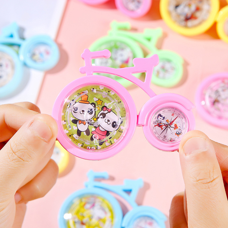 Cartoon puzzle maze bicycle leisure bicycle small maze night market stall toy kindergarten small toy batch