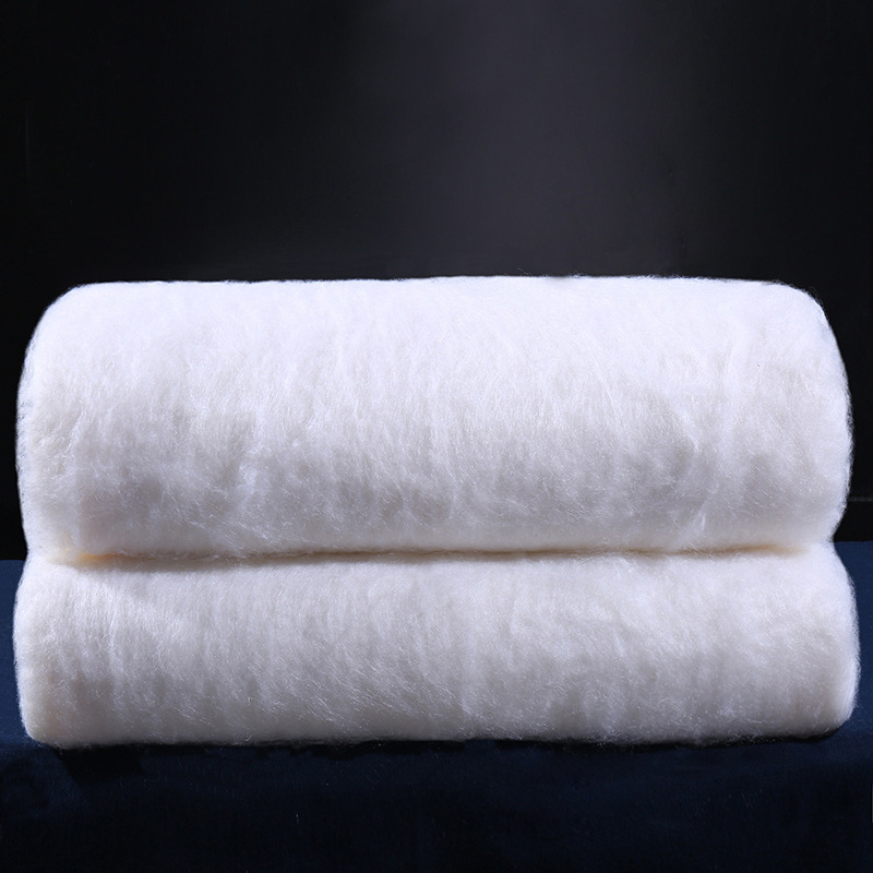 Nantong factory wholesale 100 tussah silk silk tire two pieces of refined dried cocoon silk raw material pure pressed silk supply