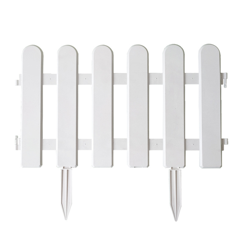 Plastic Fence Garden Lawn Guardrail Christmas Tree Fence White Small Fence Decorative Fence Vegetable Garden Fence Wholesale