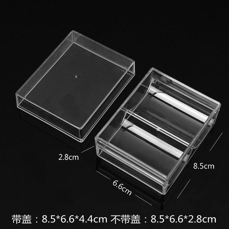 Plastic chip token mahjong Baccarat chess and card room token acrylic box Texas poker suit no value