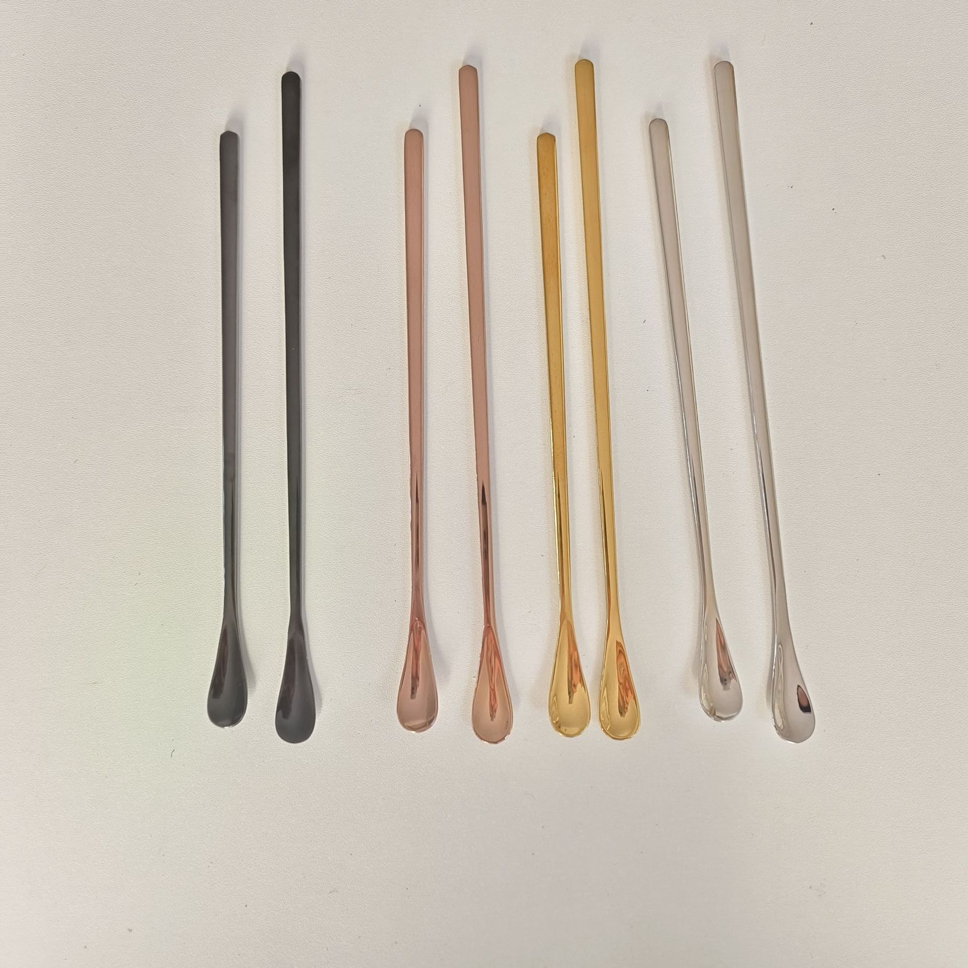 Длинная ручка ложка 304 нержавеющая сталь ложка для смешивания креативная десертная ложка ледяная ложка ложка для меда 19-22 см производители смешивающих ложек