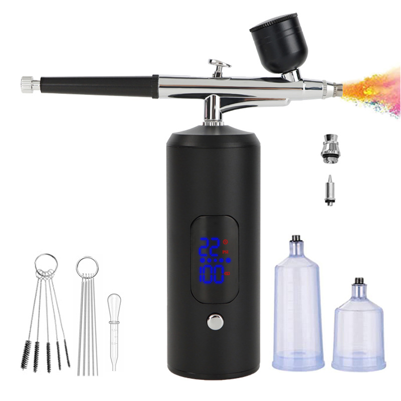 Cross-border Oxygen Injection Instrument Handheld Small Hydrating Beauty Salon Beauty Instrument Inkjet Printer Spray Instrument High-pressure Oxygen Injection Instrument