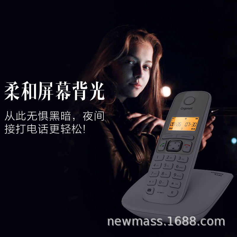 Gigaset Original Siemens Cordless Telephone Fixed Line A530 Chinese Office Home Wireless Landline Handset