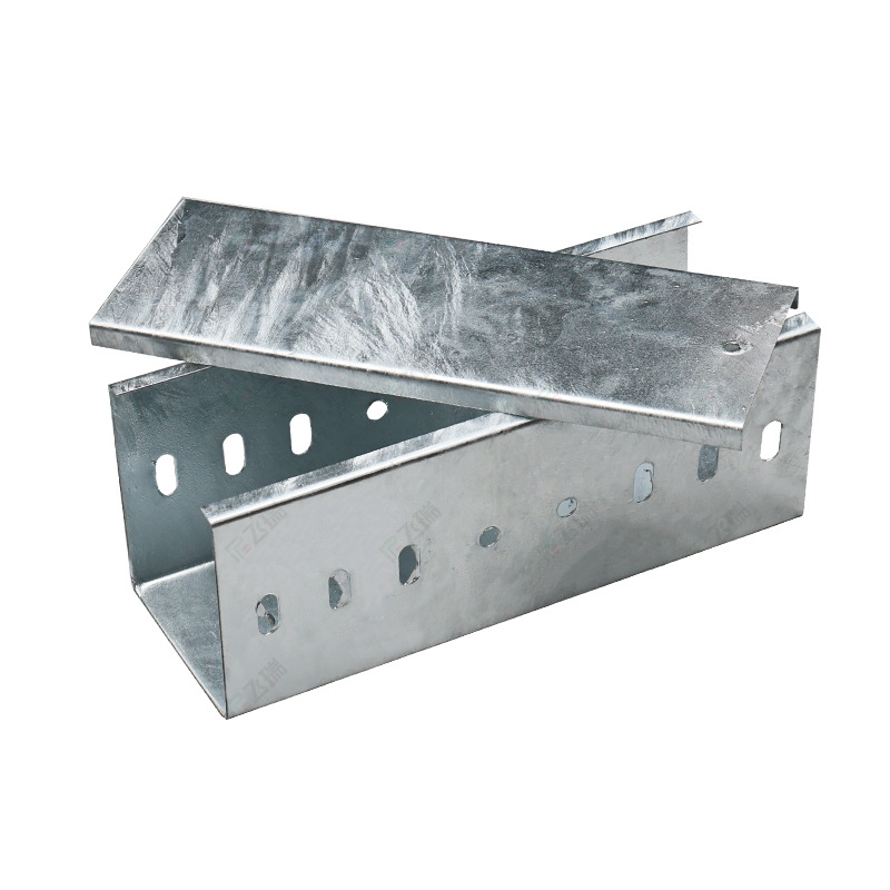 Hot-Dip Galvanized Bridge Photovoltaic Cable Tray Hot-Dip Galvanized Outdoor Anti-Rust and Corrosion-Resistant Metal Weak Wire Trough Manufacturer Customized